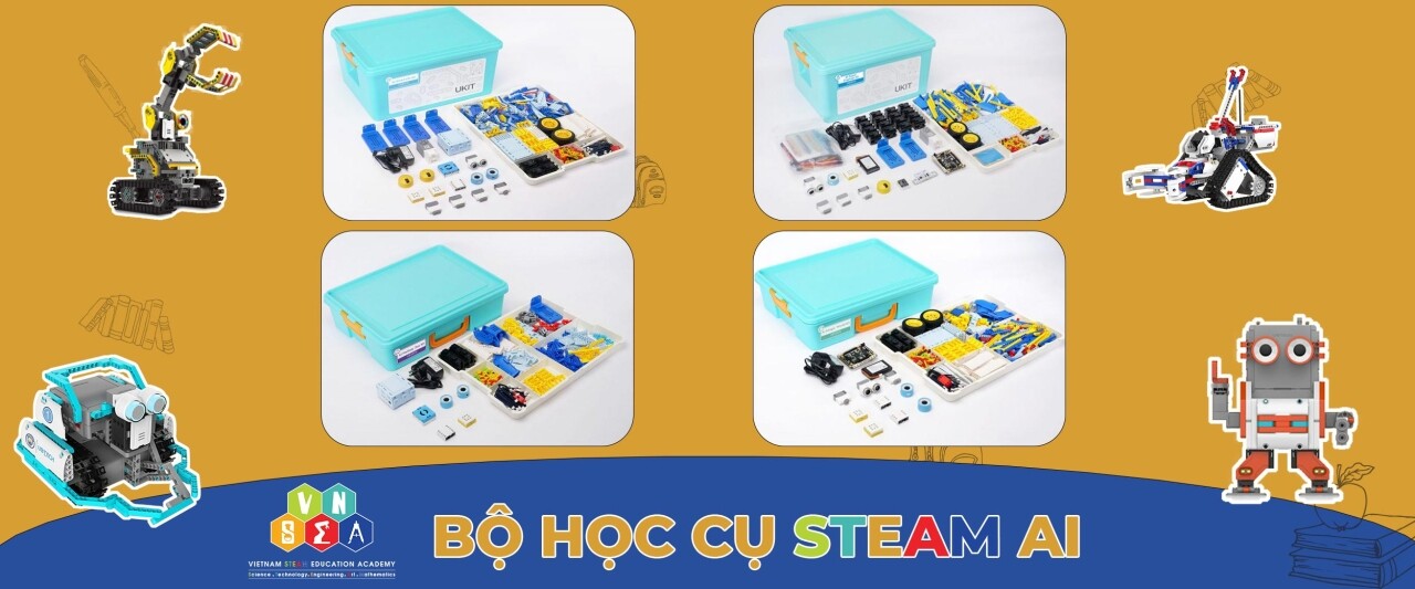Bộ học cụ và giáo trình STEAM Robotics